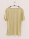 BASERANGE Classic Bamboo Fiber and Cotton Loose T-Shirt Collection Crew Neck Bottoming Shirt French BAS-TTLO-BL-AU25-PIER GREEN (TOLO-BL-000 TTLO)